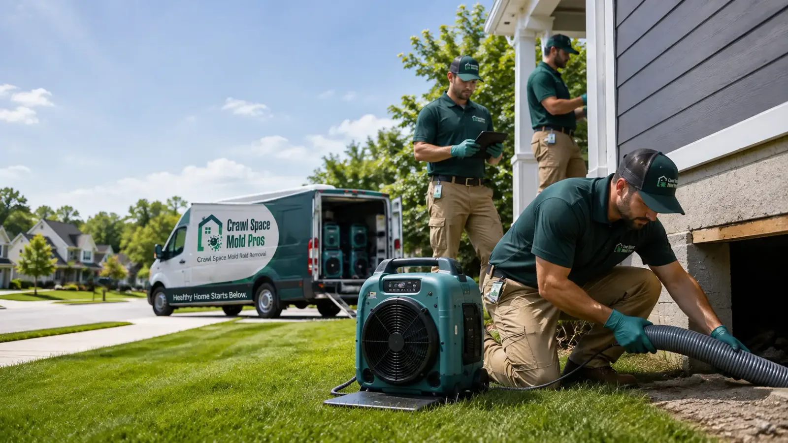 Crawl Space Mold Removal in Monroeville, IN